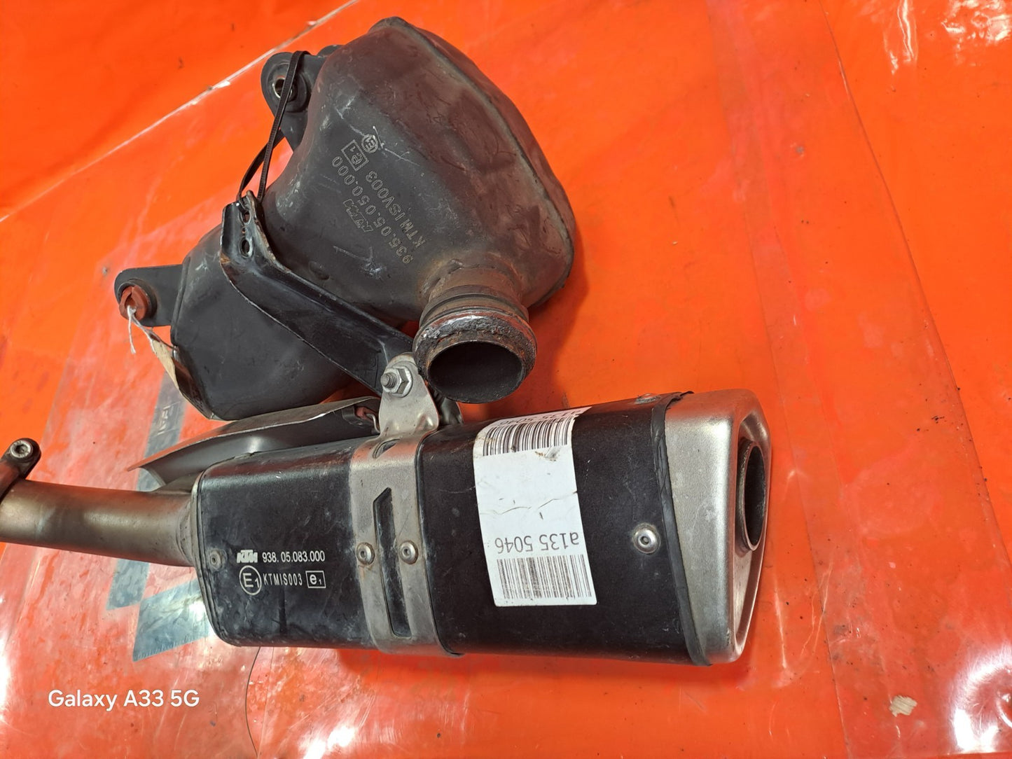 ✅KTM 125 Duke Petrol 2019 Exhaust Silencer Pipe & Box 93805083000 +Warranty A135 - Image 11