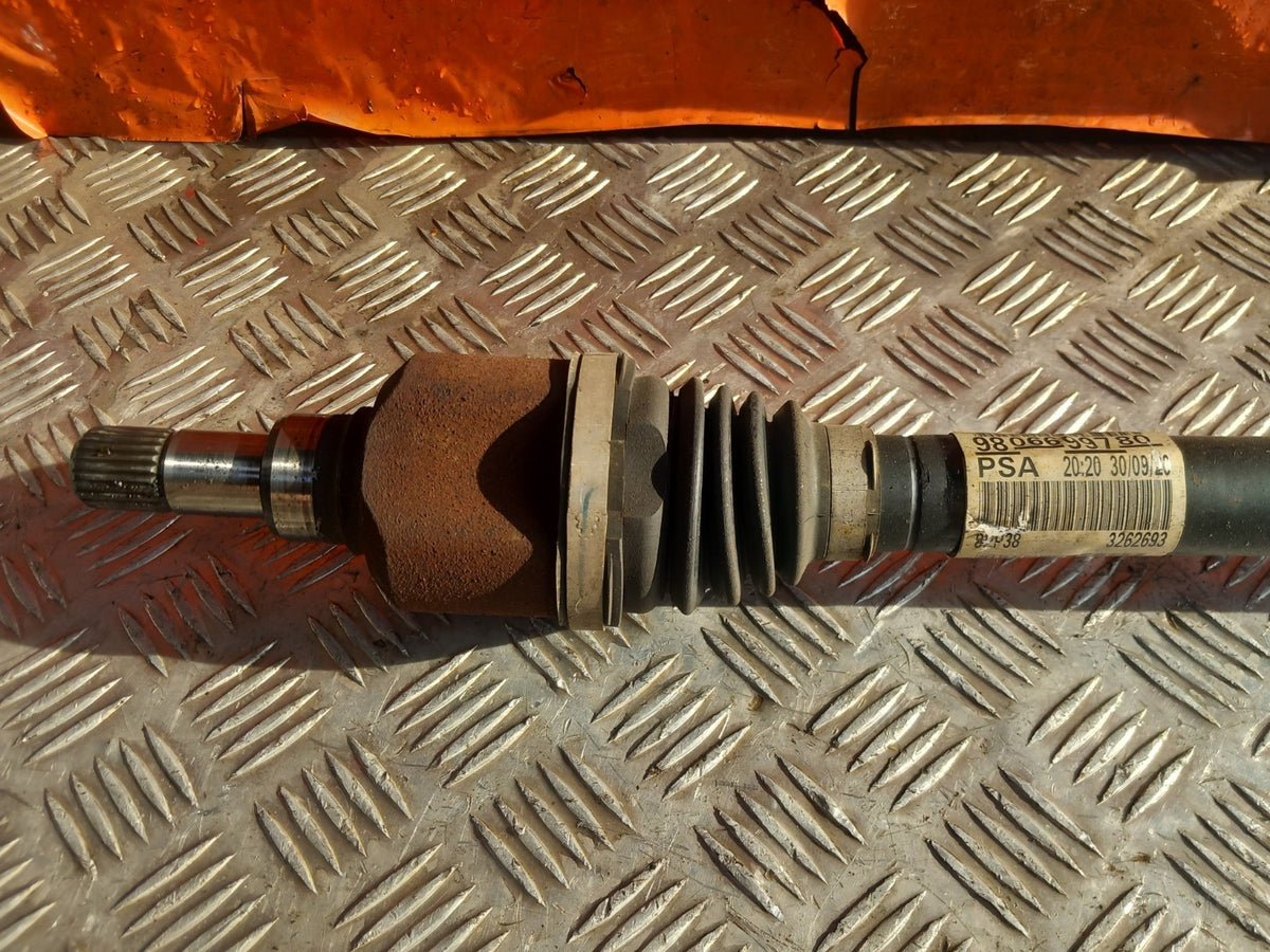 Vauxhall Combo MK4 1.5 Diesel 2020 Front Right Manual Driveshaft 9806699780 A414 - Image 2