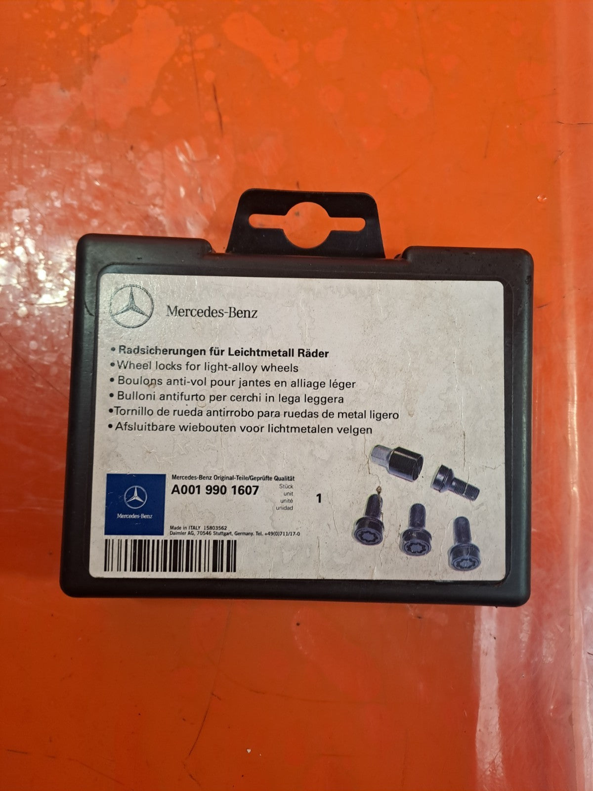 ✅MERCEDES GLA 200D X156 2.1 DIESEL 2016 LOCKING WHEEL NUTS A0019901607 Warranty - Image 1