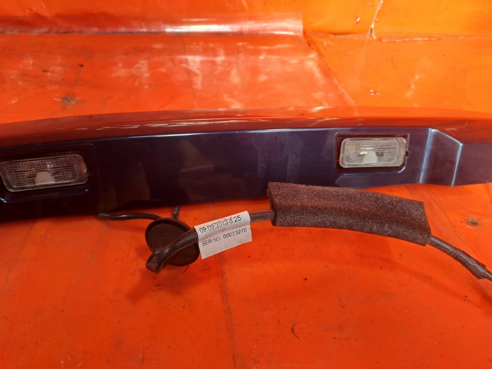 ✅Ford Transit Custom 2.2 Diesel 2014 Tailgate Number Plate Trim Blue BK2113555CE - Image 8