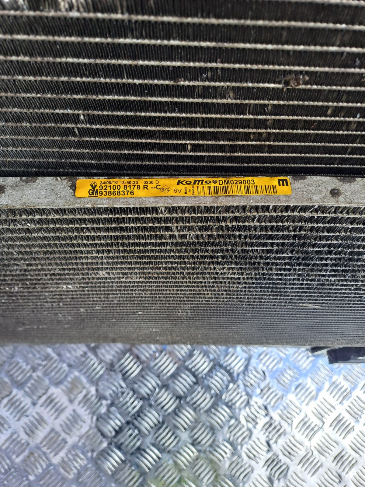 ✅2016 FIAT TALENTO 1.6D RADIATOR RAD PACK 93868888 + WARRANTY A253 - Image 6