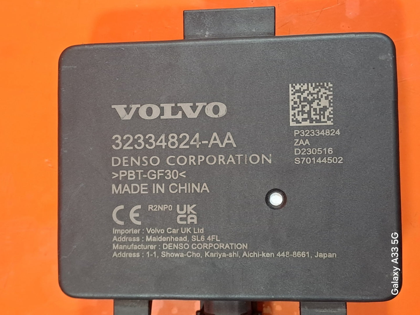 ✅POLESTAR 2 LONG RANGE 2023 REAR BLIND SPOT RADAR SENSOR MODULE 32334824AA A312 - Image 7