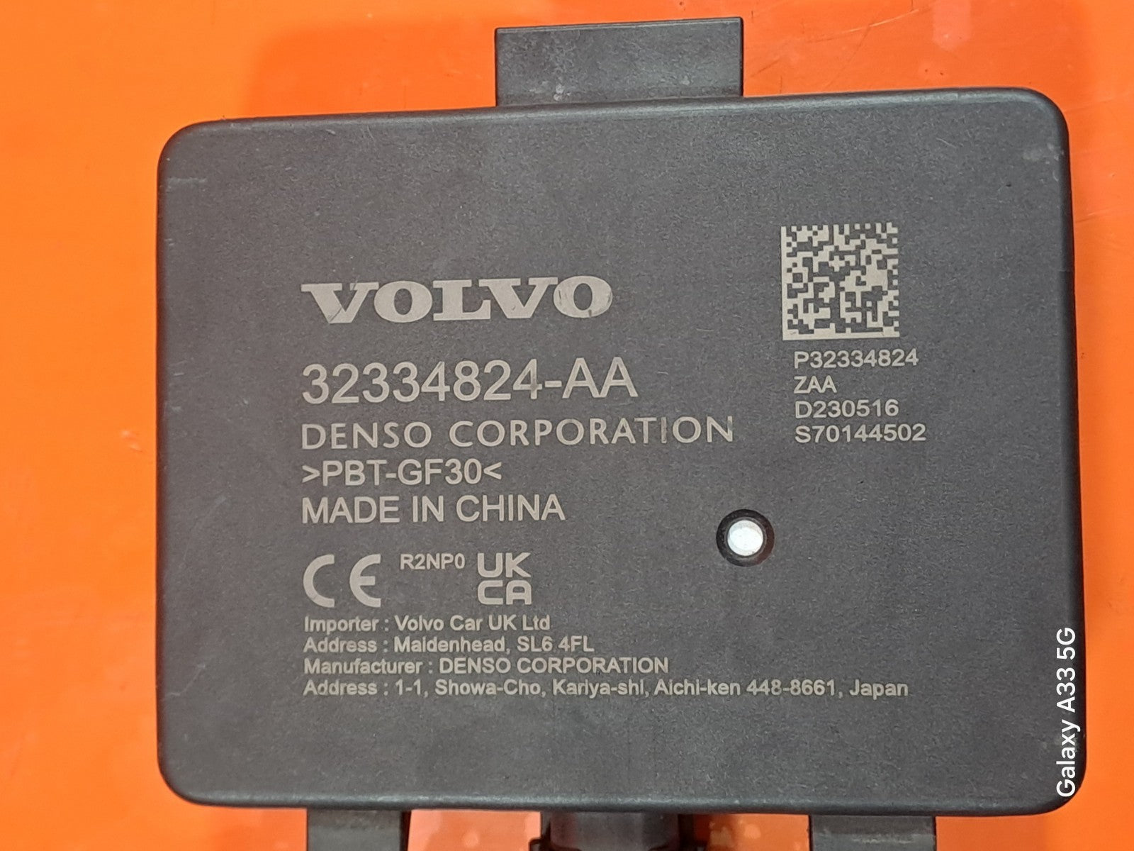 ✅POLESTAR 2 LONG RANGE 2023 REAR BLIND SPOT RADAR SENSOR MODULE 32334824AA A312 - Image 7