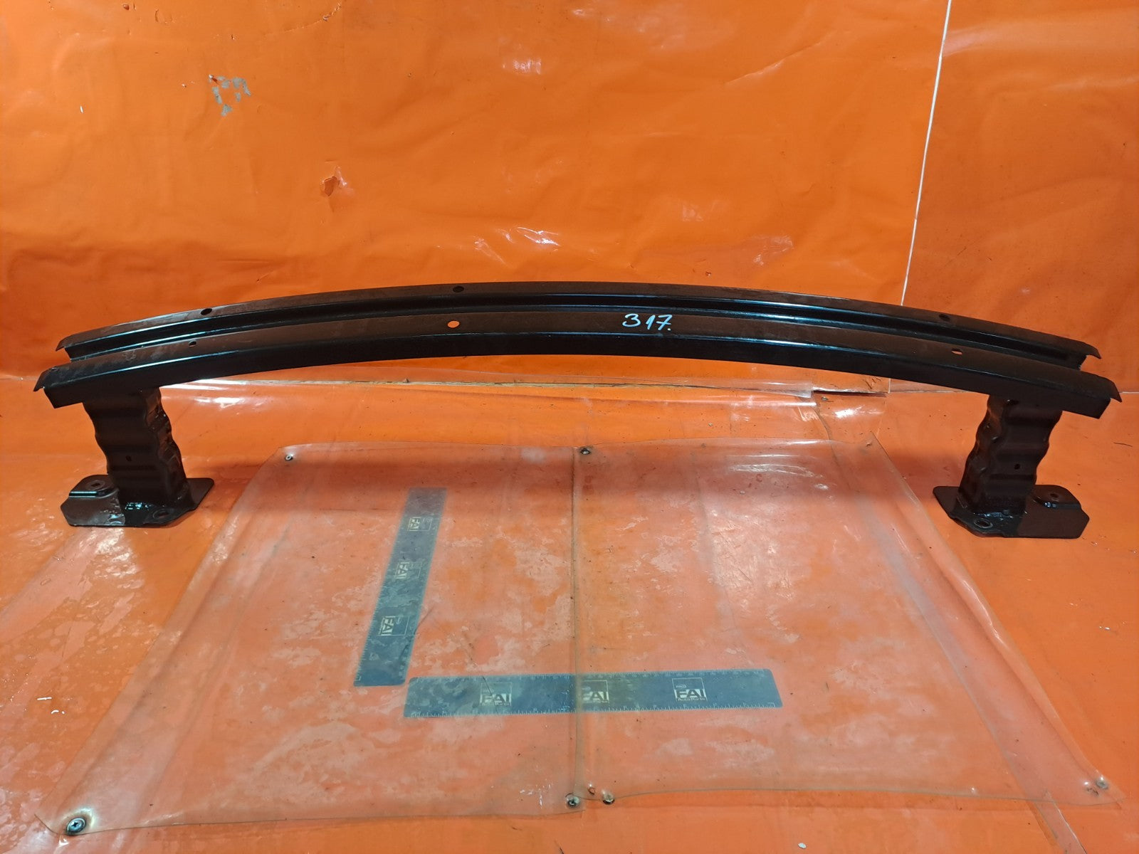 ✅2015 RENAULT ZOE DYNAMIQUE REAR BUMPER CRASH BAR 850423078R + WARRANTY A317 - Image 1