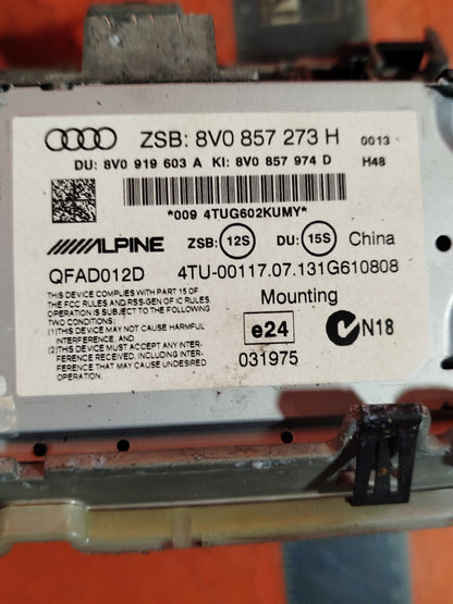 ✅AUDI A3 1.6 DIESEL 2013 MULTIMEDIA SAT NAV RADIO DISPLAY SCREEN 8V0857273H - Image 4