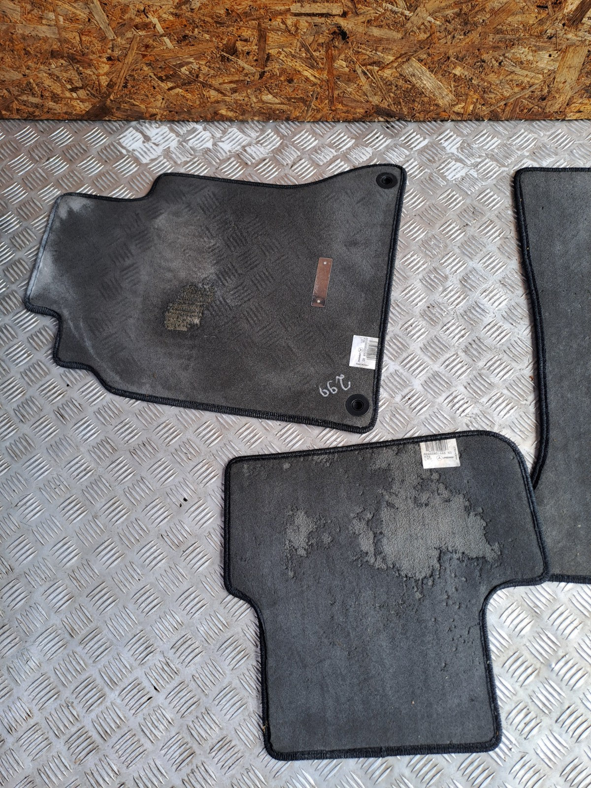 ✅MERCEDES B180 W246 1.8 DIESEL 2012 INTERIOR FLOOR MATS SET A2466802248 Warranty - Image 12