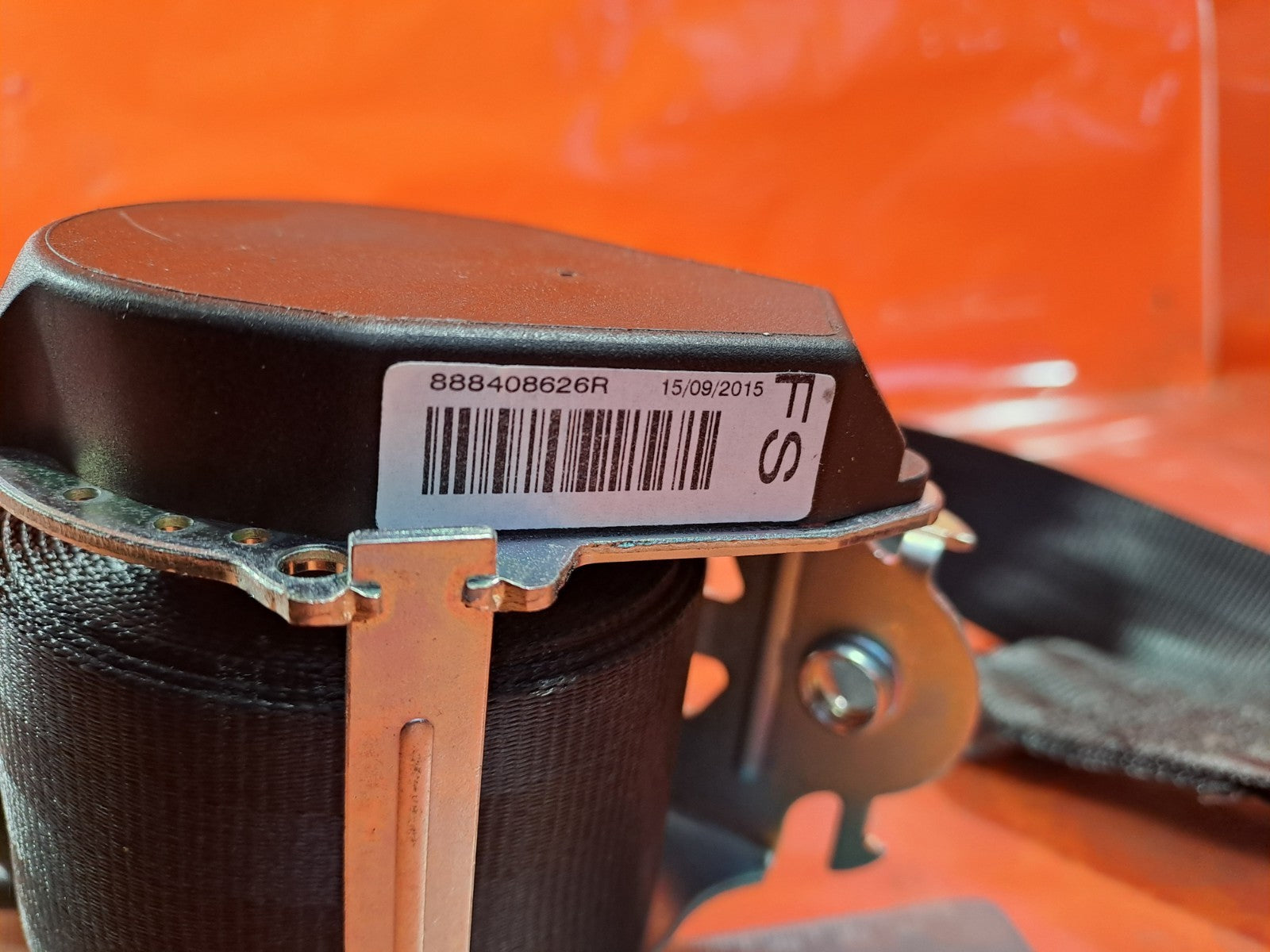 ✅2015 RENAULT ZOE DYNAMIQUE SEAT BELT REAR RIGHT 888408626R + WARRANTY A317 - Image 9