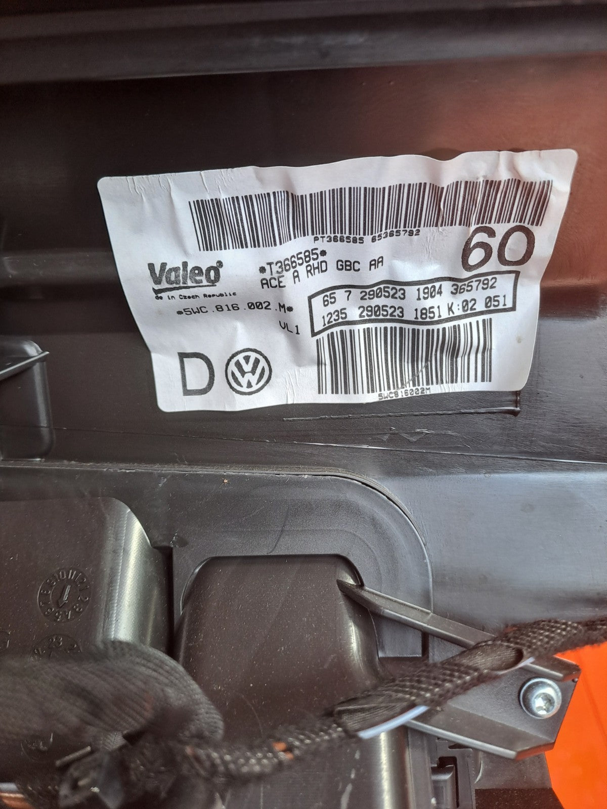 ✅FORD TOURNEO CONNECT VW CADDY 2.0 DIESEL 2024 HEATER MATRIX 5WC816002M A366 - Image 12