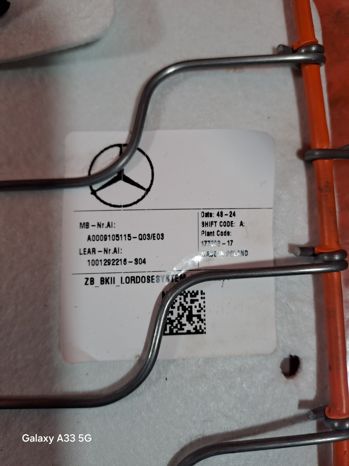 ✅2025 MERCEDES A CLASS W177 LUMBAR SUPPORT A0009105115 + WARRANTY A311 - Image 12