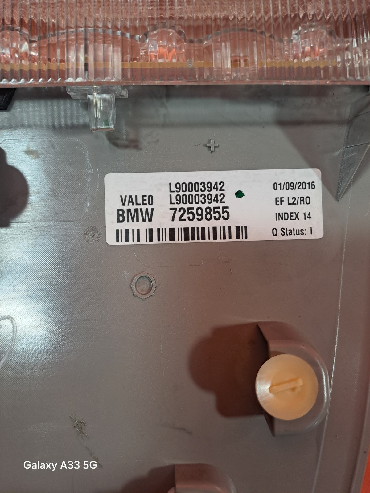 ✅BMW 318I F30 1.5 PETROL 2016 REAR THIRD STOP LIGHT 7259855 Warranty A330 - Image 12