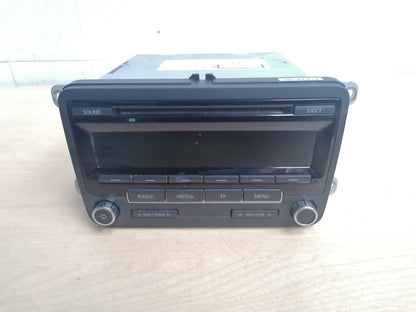VW POLO 1.2 PETROL 2014 STEREO RADIO CD PLAYER HEAD UNIT 5M0035186L - Image 1