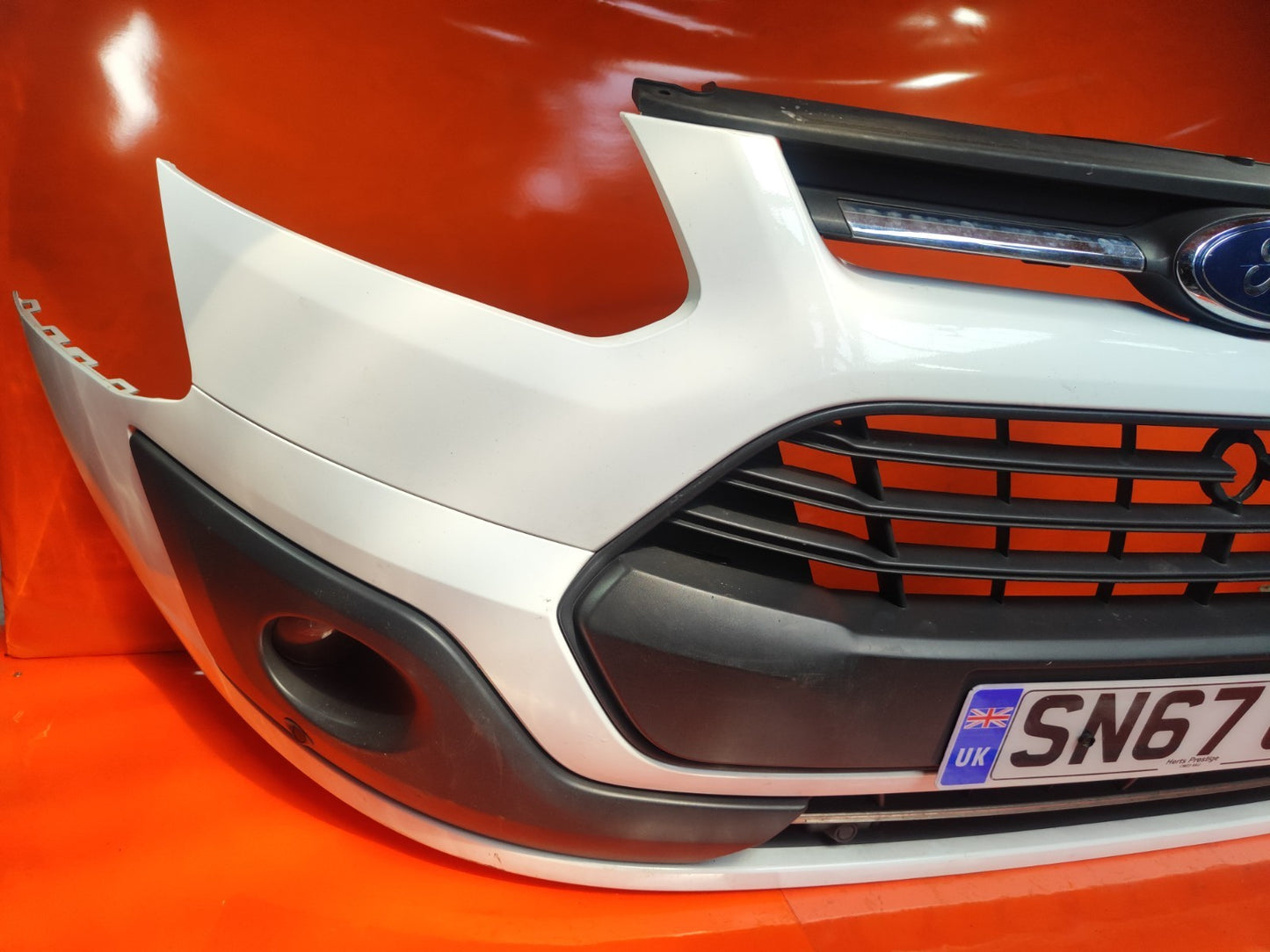 ✅2017 Ford Tourneo Custom Front Bumper White + Warranty A359 - Image 2