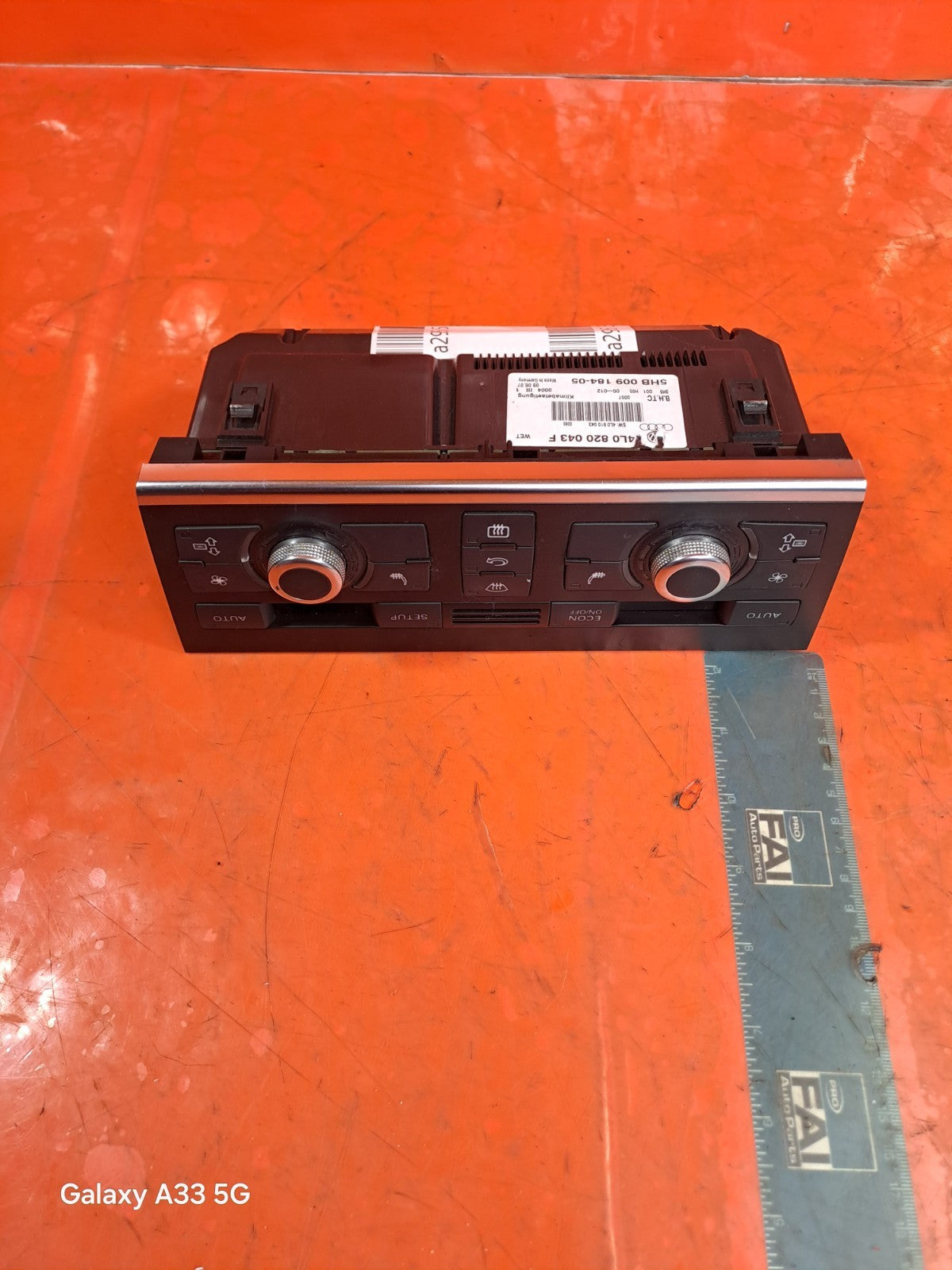 ✅2007 AUDI Q7 4L 3.0D CLIMATE CONTROL PANEL 4L0820043F + WARRANTY A295 - Image 2