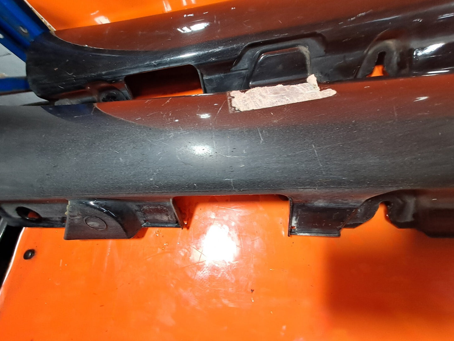 ✅Mercedes C Class W205 2014 Side Sill Skirt Pair Black A2056900140 A2056900240 - Image 6