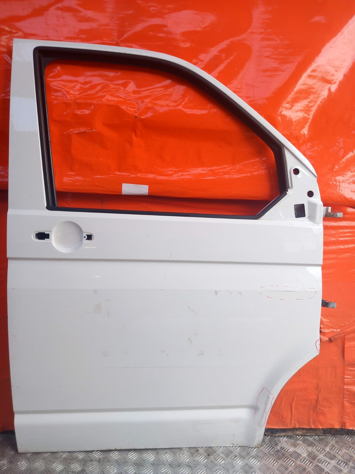 2021 VW Transporter T30 Front Right Driver Side Door White B9A A412 - Image 1