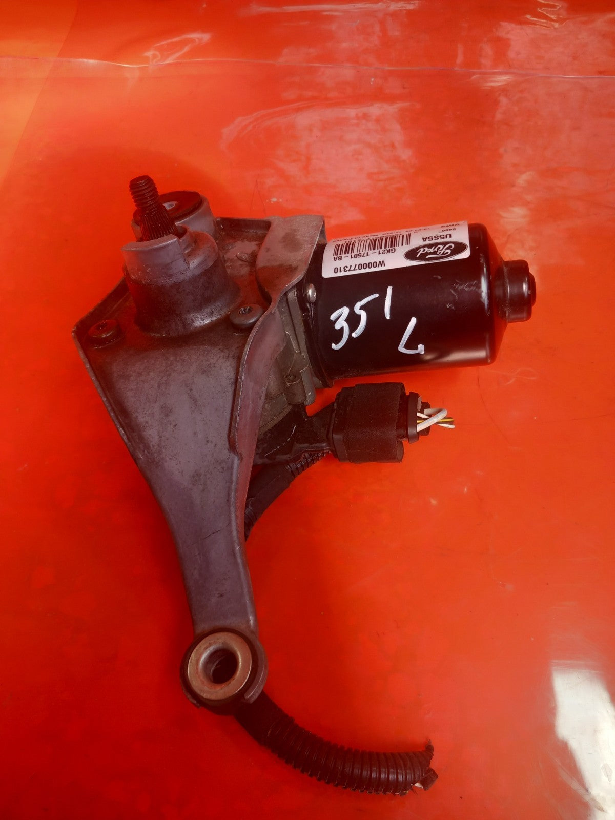 2020 Ford Transit Custom Wiper Motor Front Left GK21-17501-BA Warranty A351 - Image 8
