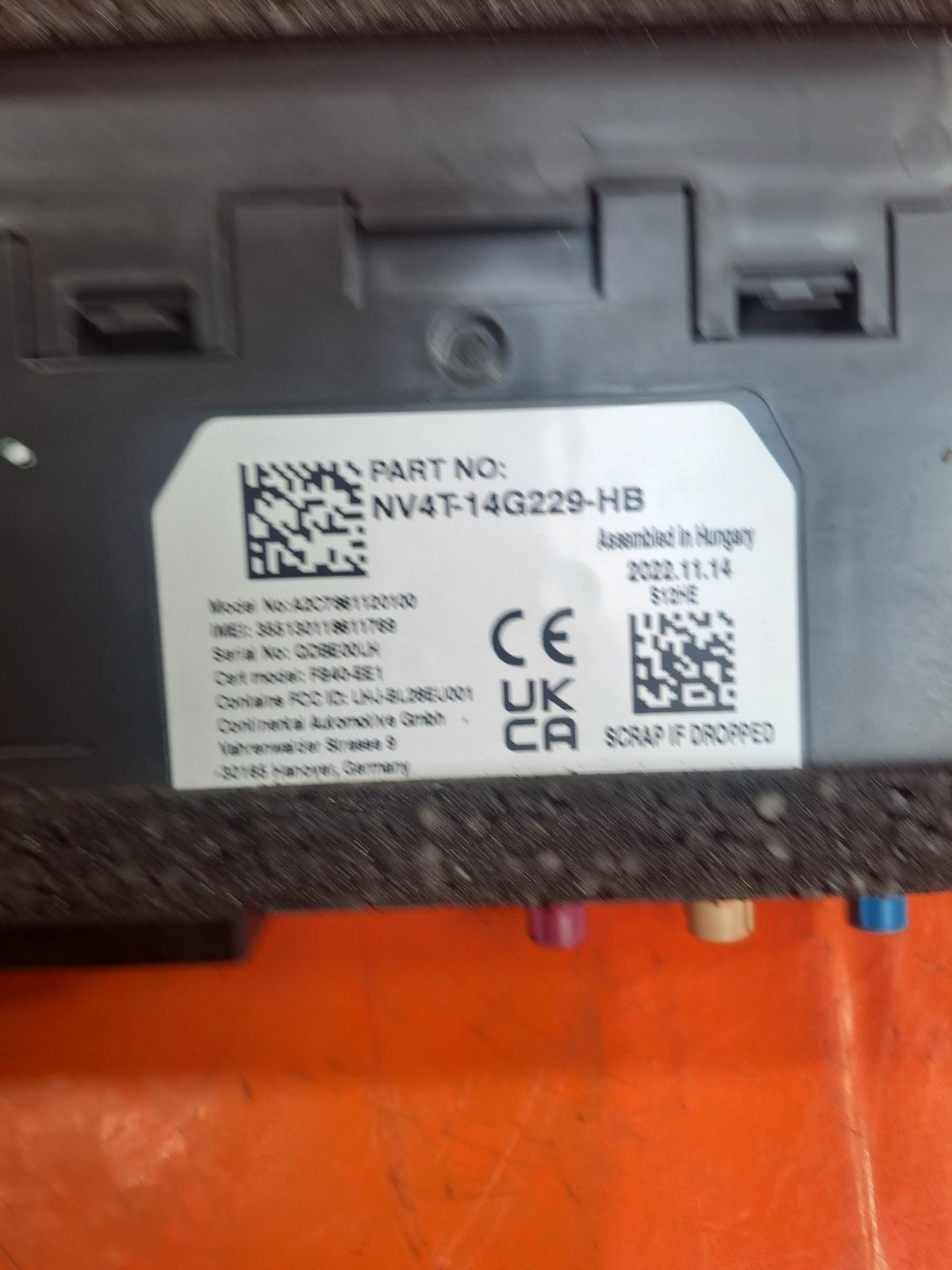✅FORD KUGA ST-LINE X 2.5 PETROL 2023 BLUETOOTH CONTROL MODULE NV4T14G229HB A333 - Image 6