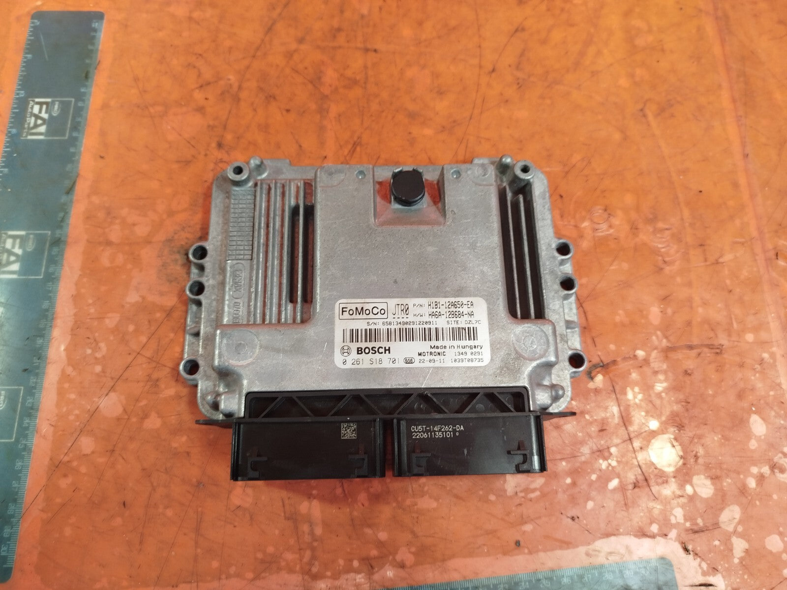 ✅2022 FORD FIESTA MK7 ST-LINE 1.0P ENGINE CONTROL UNIT H1B112A650EA + WARRANTY - Image 1