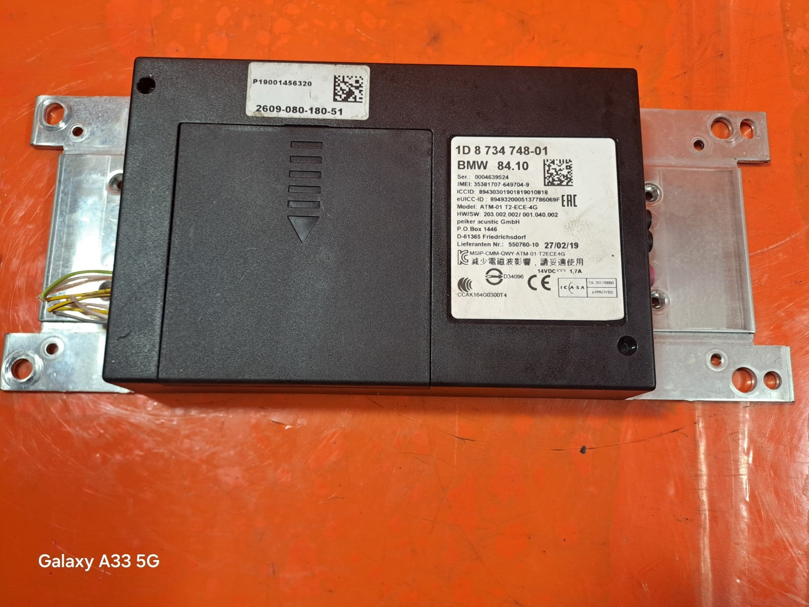 ✅BMW F23 218D 2.0 DIESEL 2019 TELEMATICS CONTROL MODULE ECU 8734748 Warranty - Image 3