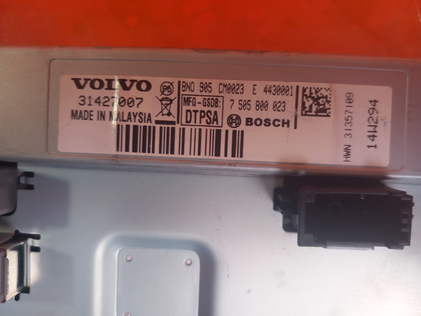 Volvo V40 2012-2016 Multimedia Display Screen 31427007 Warranty xAA - Image 12