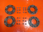 2017 Ford Ranger Wildtrak Set of 4 Wheel Spacers Warranty A401 - Image 1