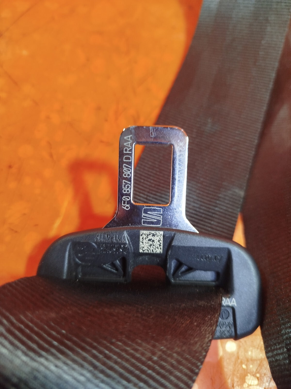 ✅SEAT ARONA IBIZA 2017-2023 CENTRE MIDDLE REAR SEAT BELT WITH BUCKLE 626764700A - Image 10