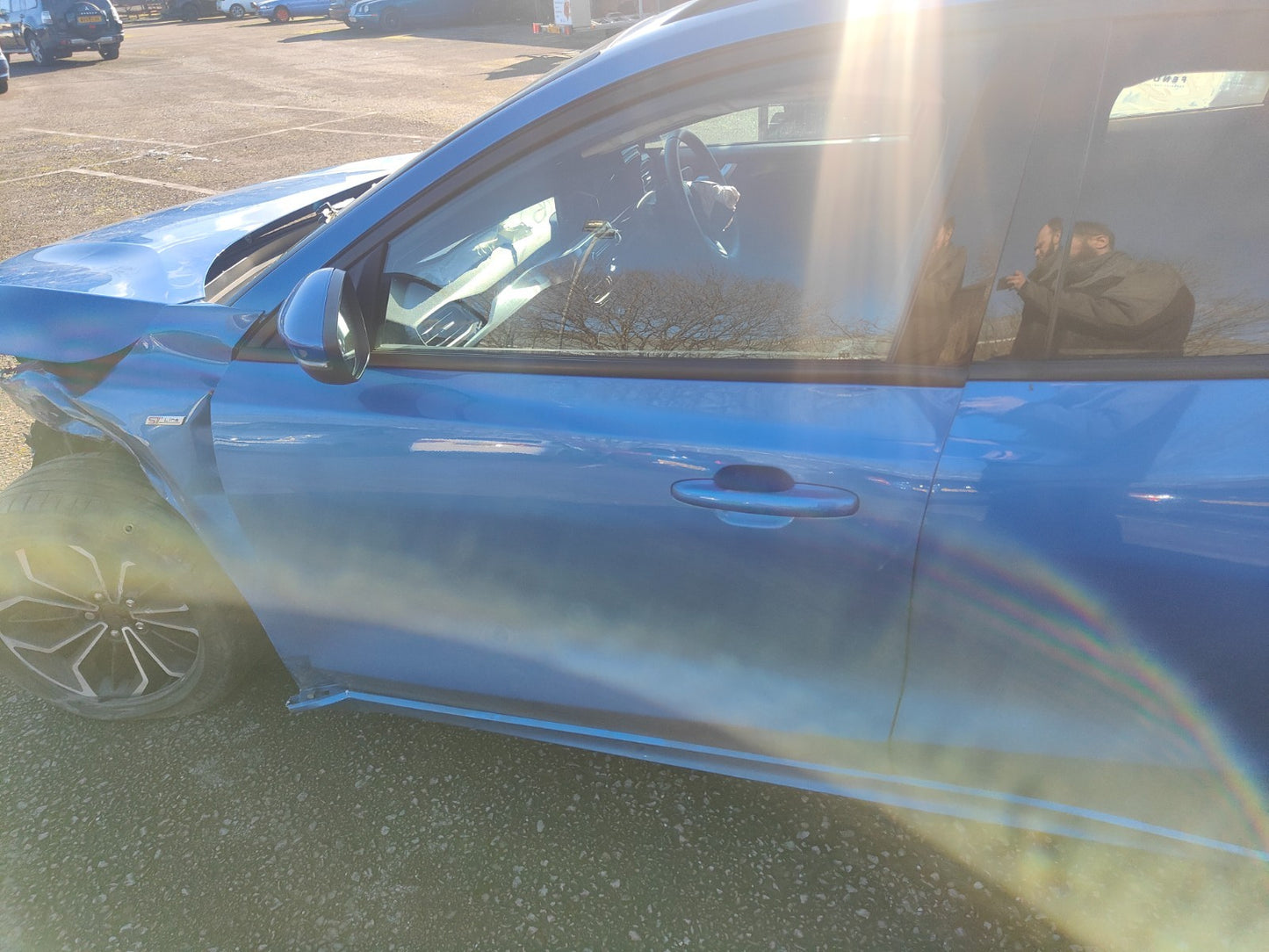 ✅2019 FORD FOCUS MK4 ST-LINE FRONT LEFT BARE DOOR W/O MIRROR BLUE + WARRANTY - Image 1
