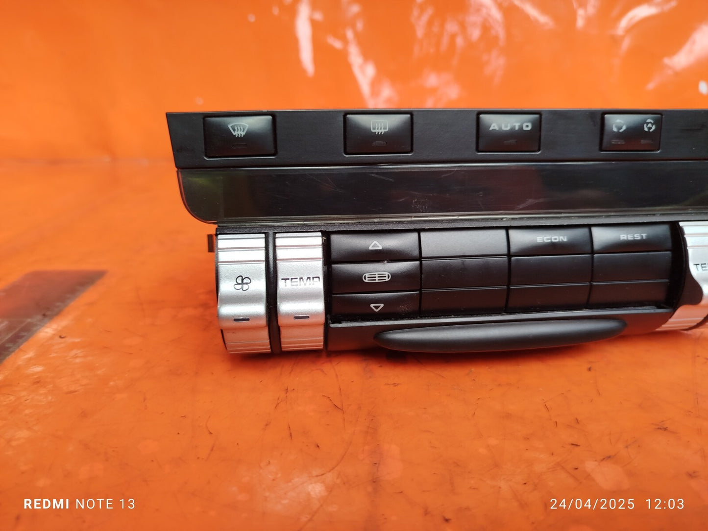 ✅2010 PORSCHE CAYENNE 9PA AC CLIMATE HEATER CONTROL SWITCH PANEL 7L5907040CH - Image 4