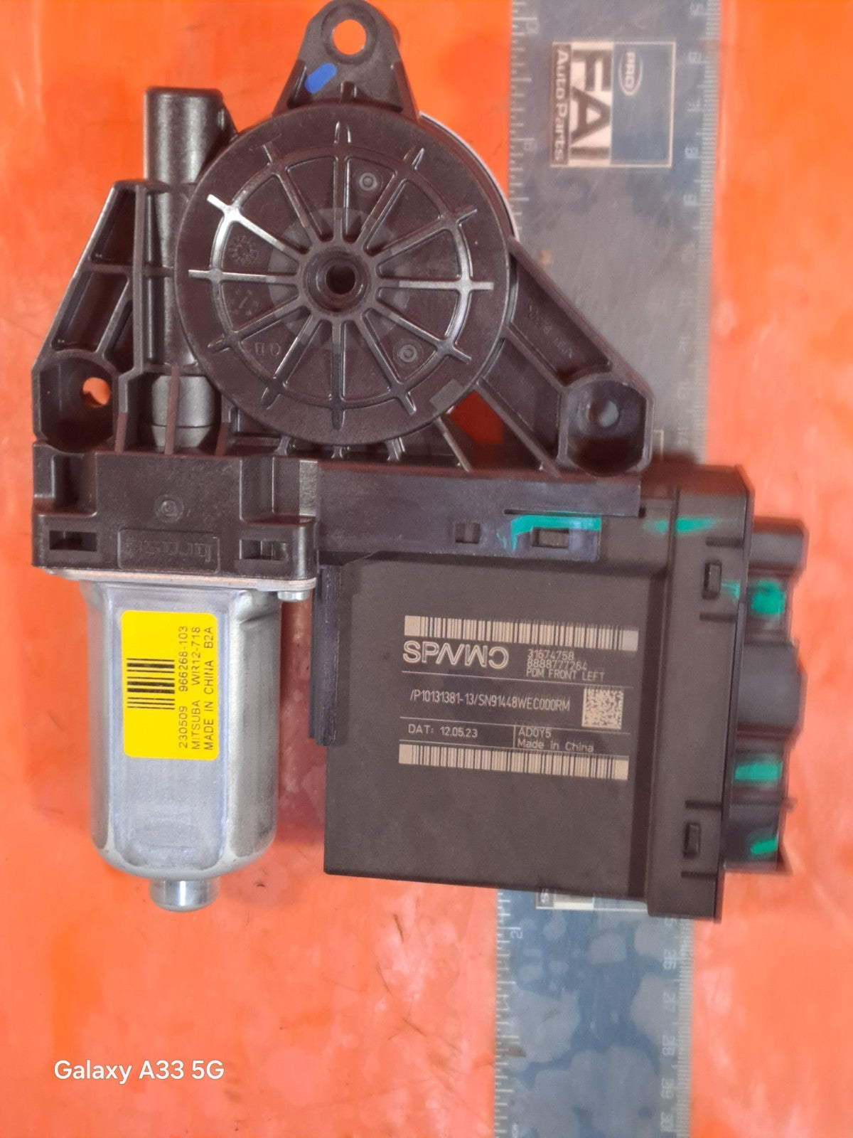 ✅2023 POLESTAR 2 LONG RANGE WINDOW REGULATOR MODULE 31674758 + WARRANTY A312 - Image 10