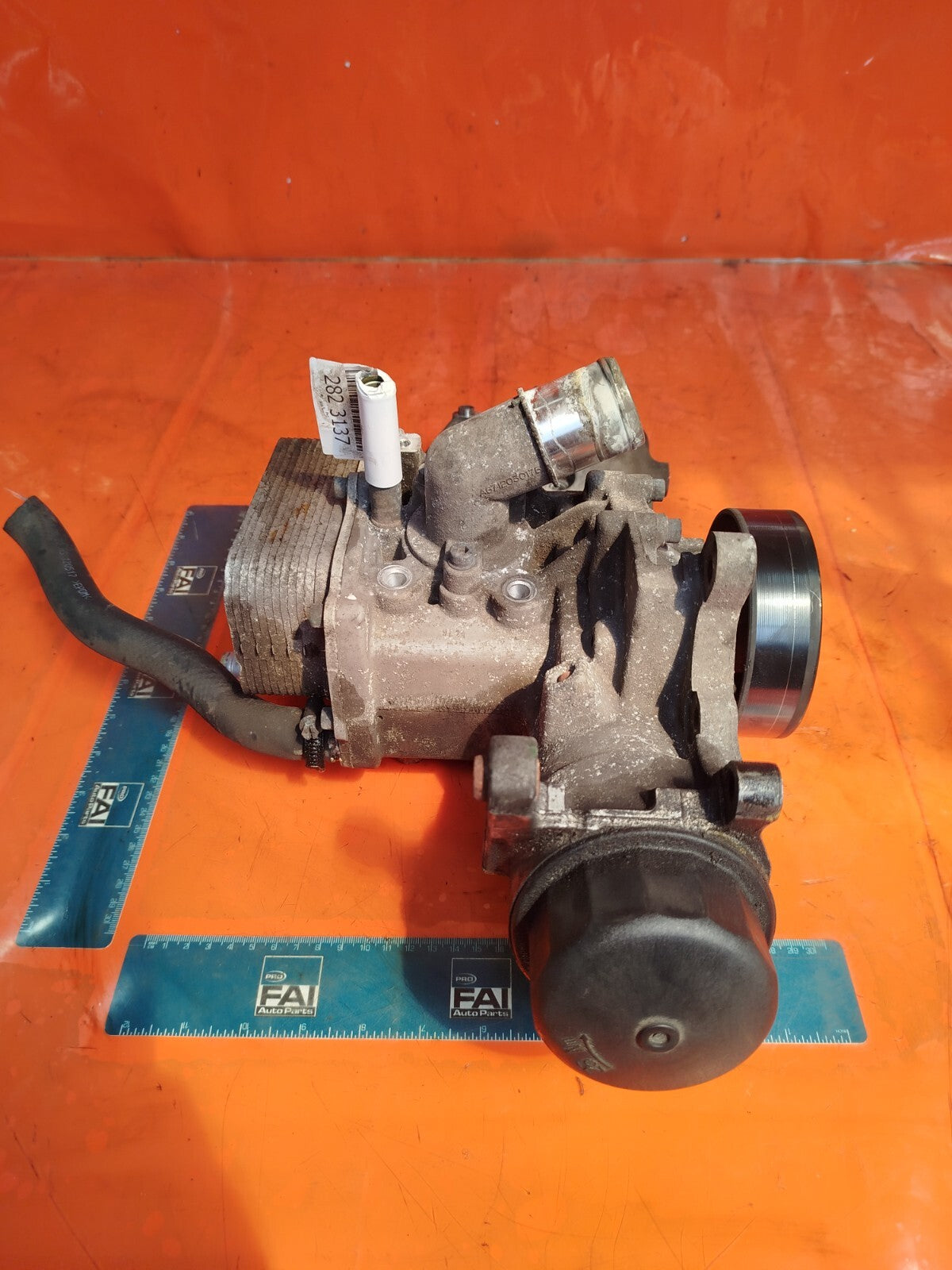 ✅Ssangyong Korando S 2013 2.0 Diesel OIL FILTER HOUSING WATER PUMP ASSEMBLY A282 - Image 2