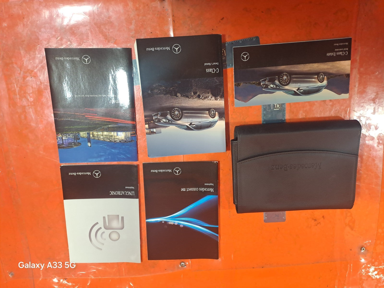 ✅MERCEDES C CLASS OWNERS MANUAL HANDBOOK WALLET + WARRANTY  xAA - Image 3