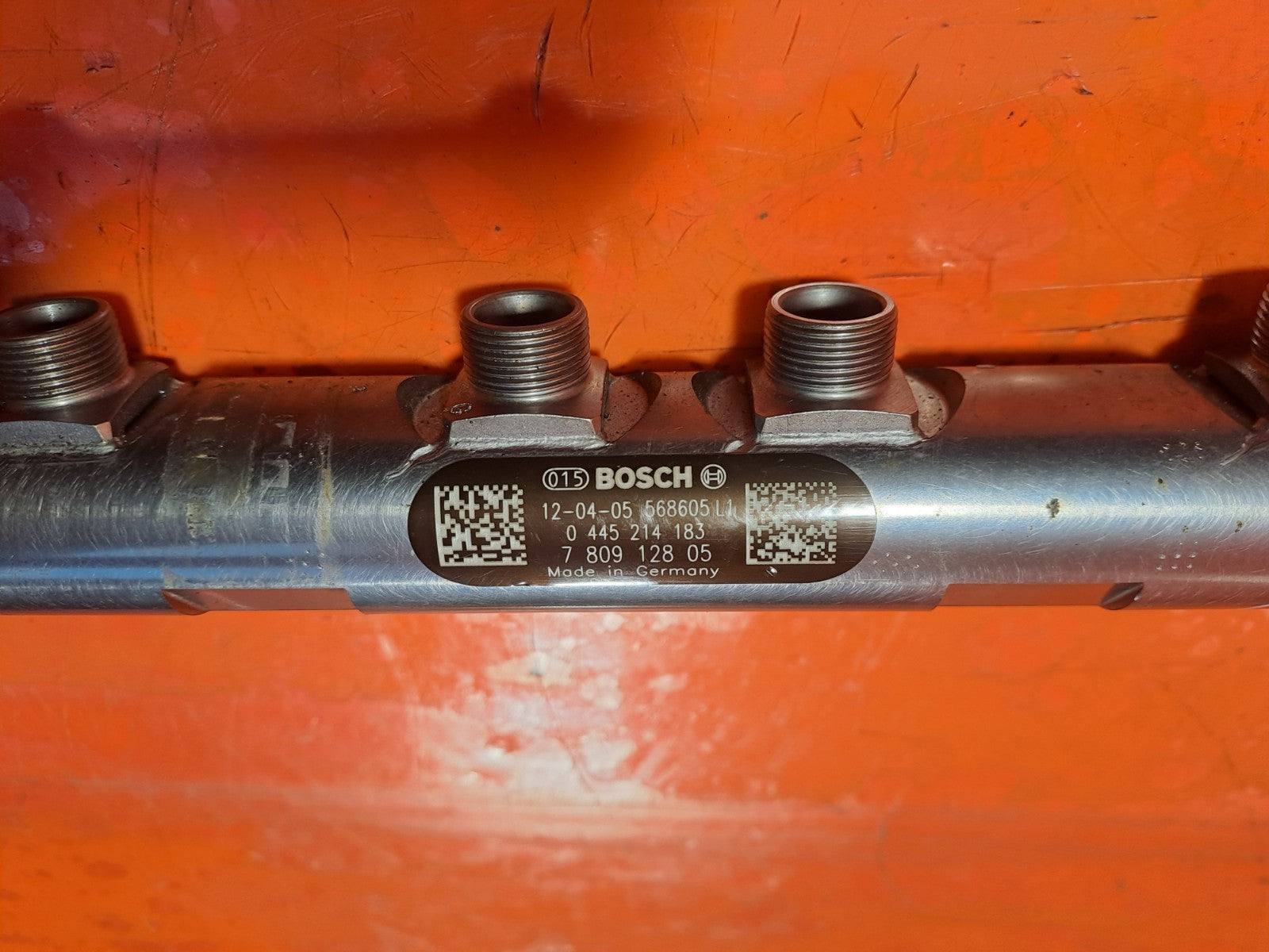 ✅BMW F30 320D 2.0 DIESEL 2012 N47D20O1 FUEL INJECTOR RAIL 7809128 Warranty A321 - Image 7