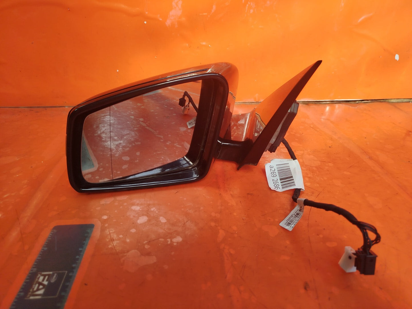 ✅2011 MERCEDES E CLASS W212 2.1D FRONT LEFT WING MIRROR BLACK 197 + WARRANTY - Image 1