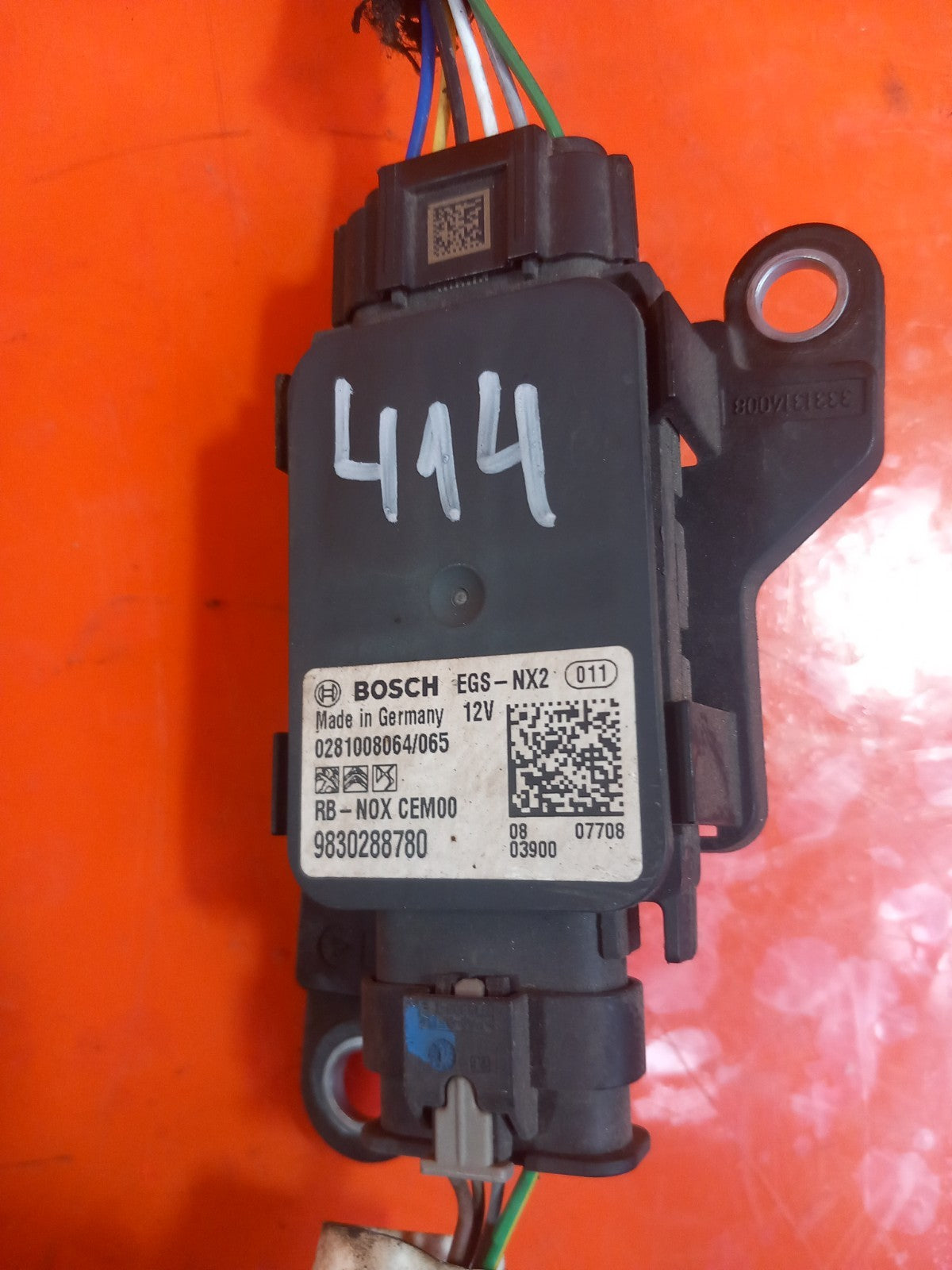 2020 Vauxhall Combo MK4 Lambda Oxygen Sensor 9830288780 Warranty A414 - Image 6