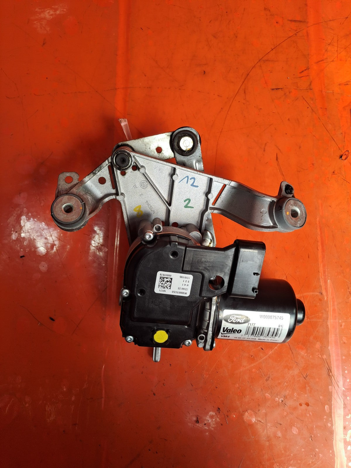 ✅2017 FORD GALAXY MK4 2.0 TDCi FRONT RIGHT WIPER MOTOR W000075745 + WARRANTY - Image 12