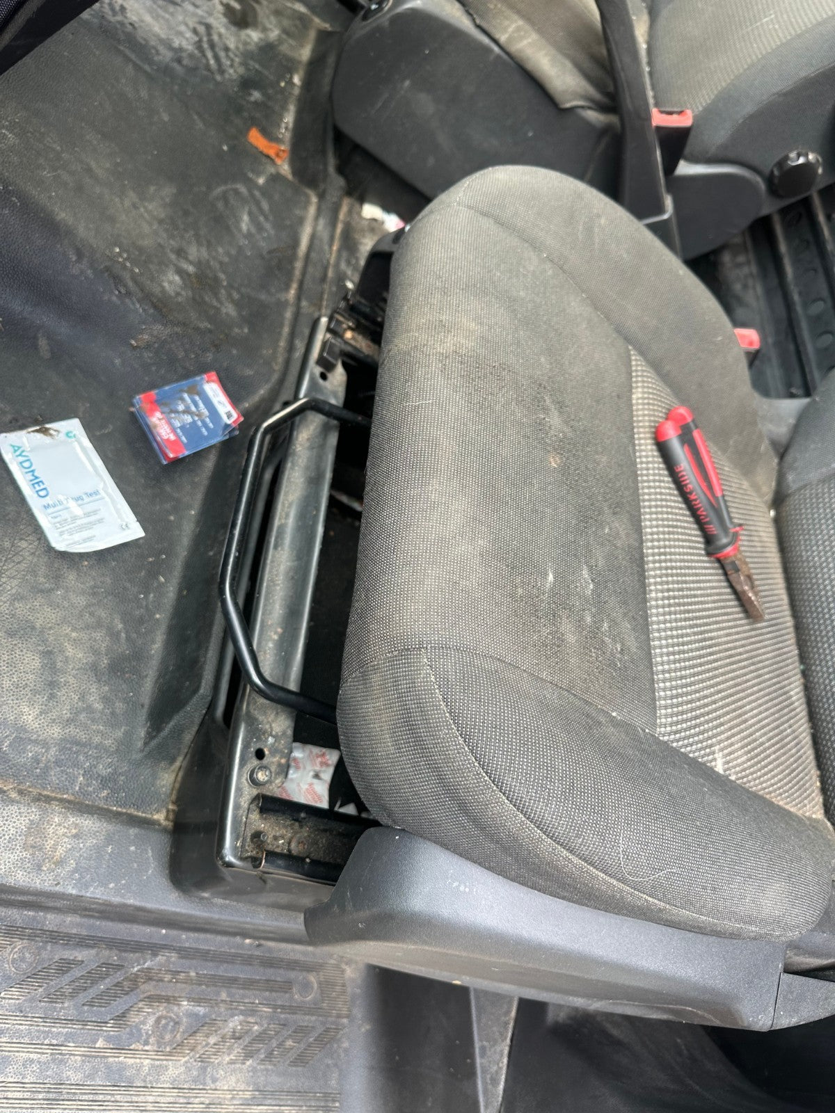 ✅Ford Transit Custom 2.2 Diesel 2014 Front Left Seat Cloth Warranty A378 - Image 3