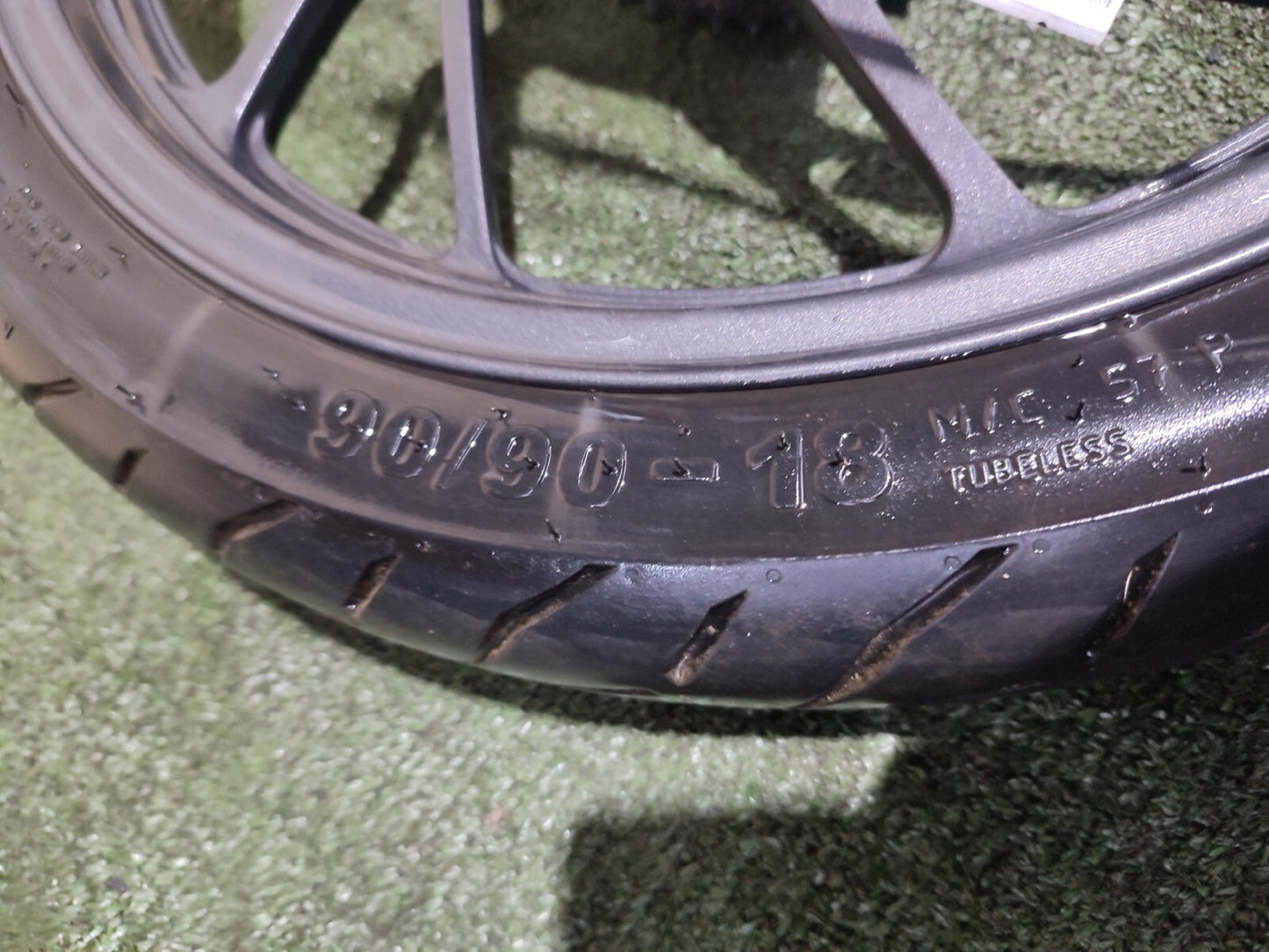 ✅HONDA GLR125 1W PETROL 2019 WHEEL 90/90-18 Warranty A117 - Image 4