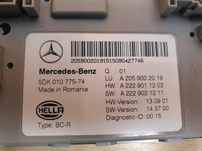 2015 MERCEDES C200 W205 2.0 PETROL SAM CONTROL MODULE A2059002019 A048 - Image 6