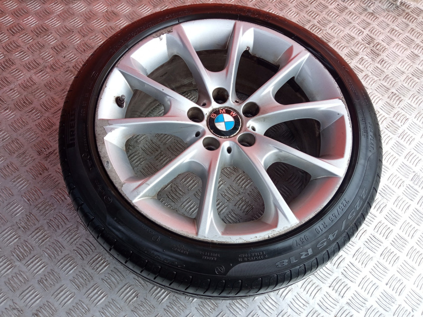 ✅BMW 420D F33 2.0 Diesel 2016 Alloy Wheel & Tyre 225/45 R18 6796250 Warranty - Image 2