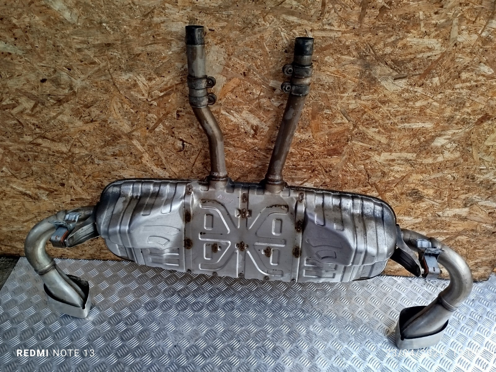 ✅2010 PORSCHE CAYENNE 9PA 3.6P EXHAUST MUFFLER SILENCER + WARRANTY A268 - Image 2