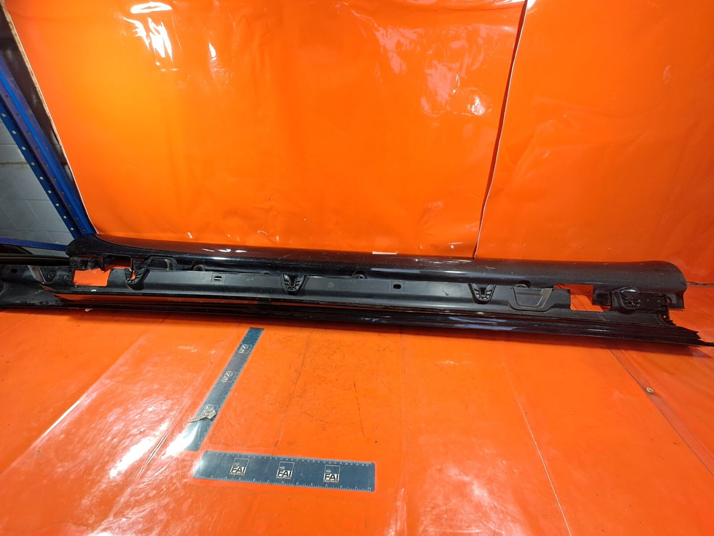 ✅Mercedes C Class W205 2014 Side Sill Skirt Pair Black A2056900140 A2056900240 - Image 8
