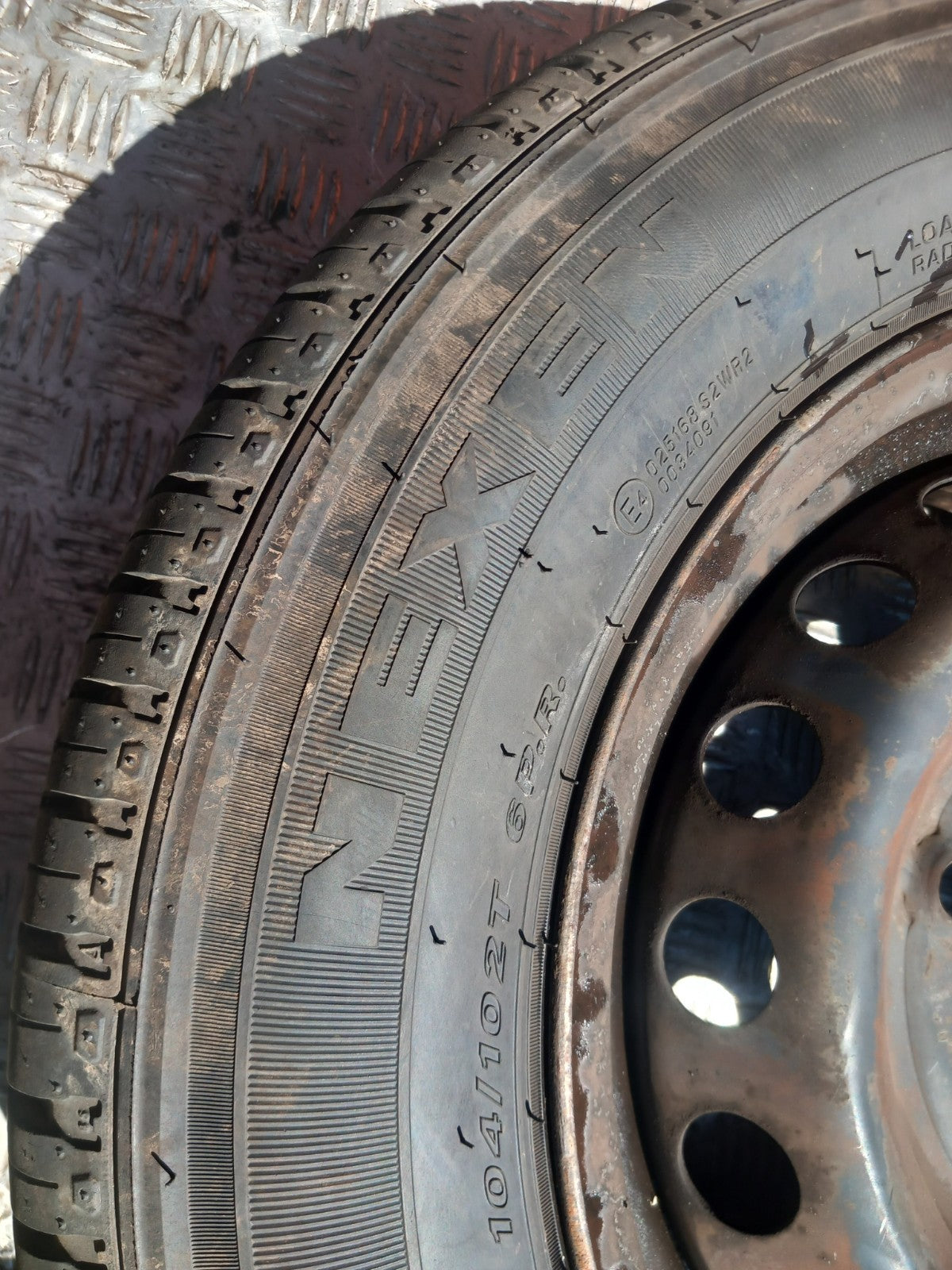 2015 Ford Tourneo Custom Steel Wheel w/ Tyre 215/65 R15 BK21-1007-AA A377 - Image 5