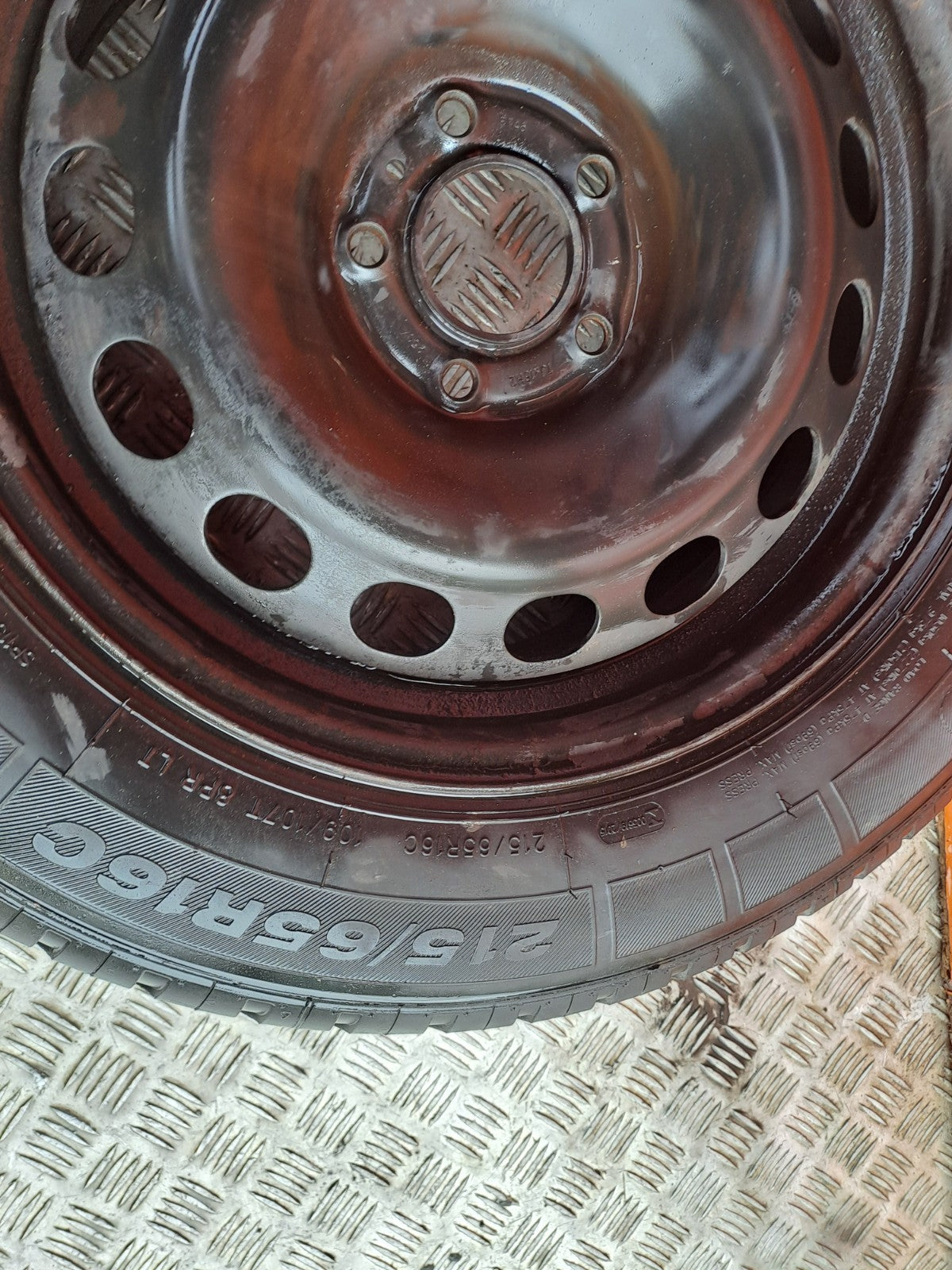 ✅Ford Transit Custom Steel Wheel with Tyre 215/65 R16 4.16 mm + Warranty xAA - Image 5
