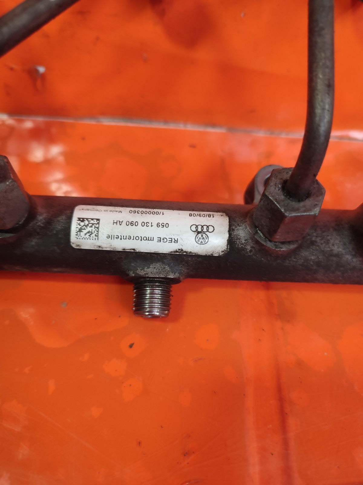 ✅Audi Q7 S LINE 2009 3.0 Diesel FUEL INJECTOR RAIL 059130090AH Warranty A300 - Image 9