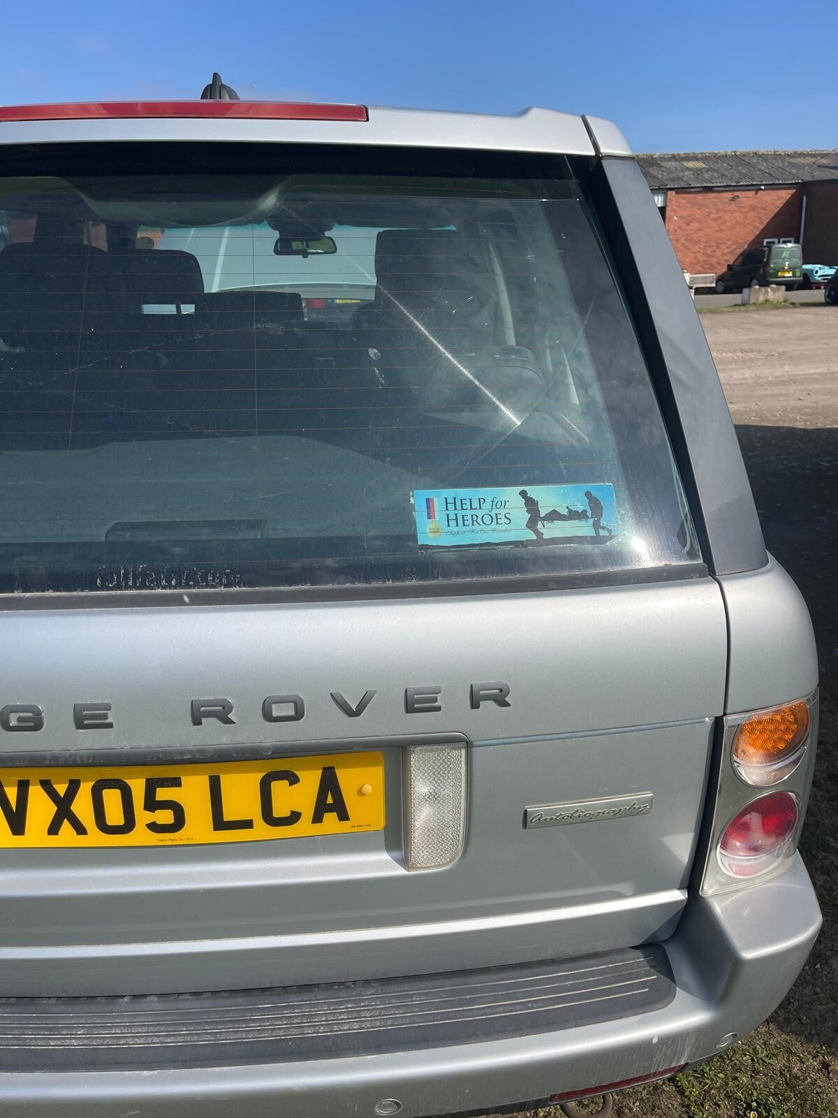 ✅2005 RANGE ROVER VOGUE L322 4.4P TAILGATE BOOT LID SILVER + WARRANTY A274 - Image 3