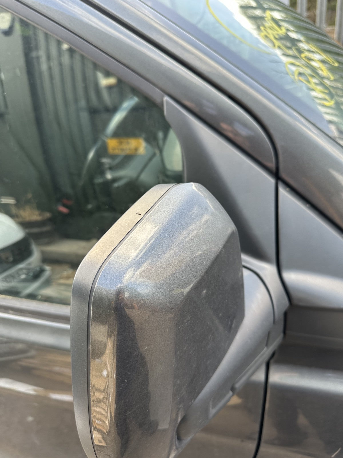 ✅2019 Ford Transit Custom Front Right Wing Mirror Grey + Warranty A376 - Image 2