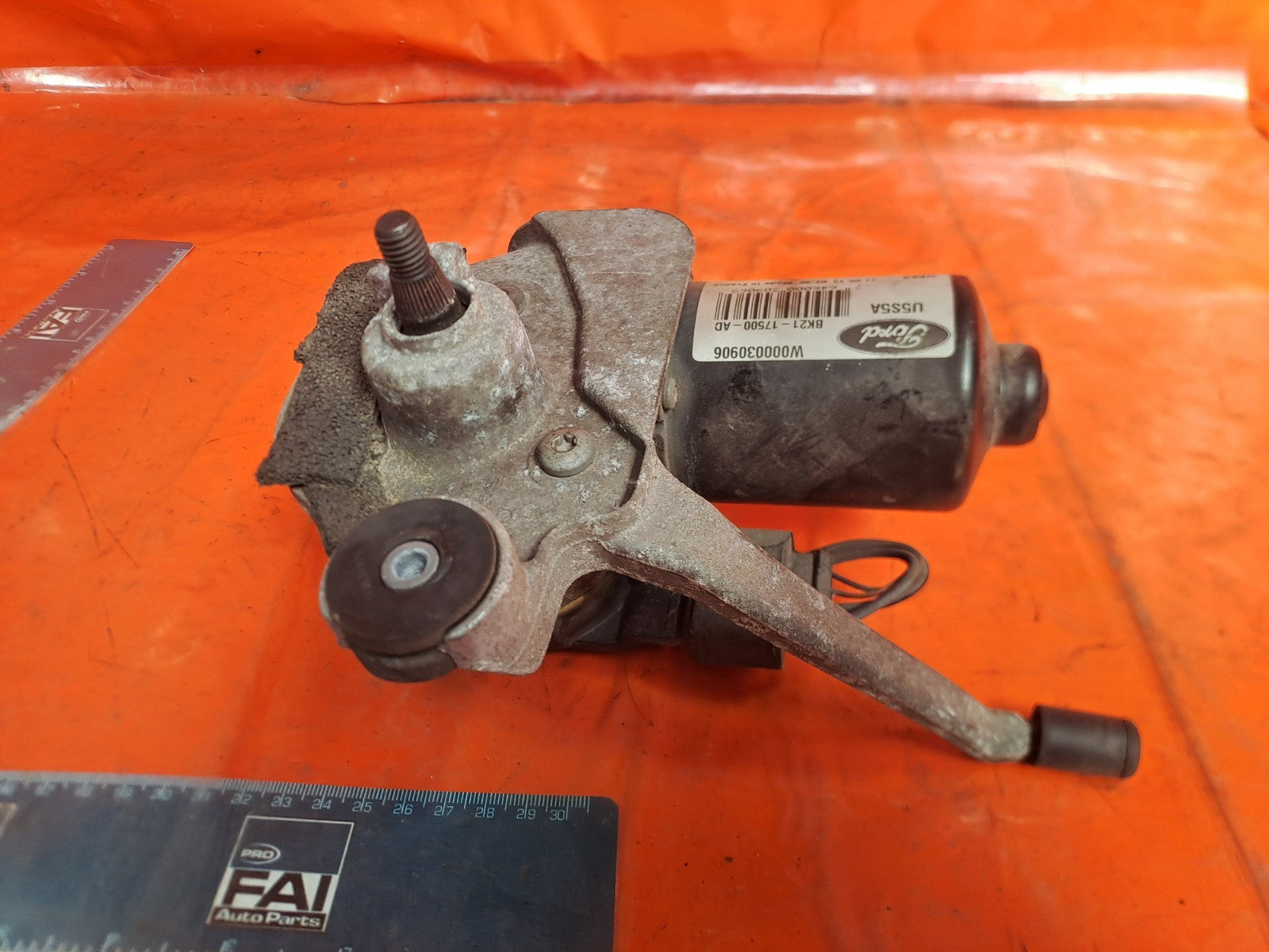 ✅2014 Ford Transit Custom Wiper Motor Front Right BK21-17500-AD A379 - Image 12