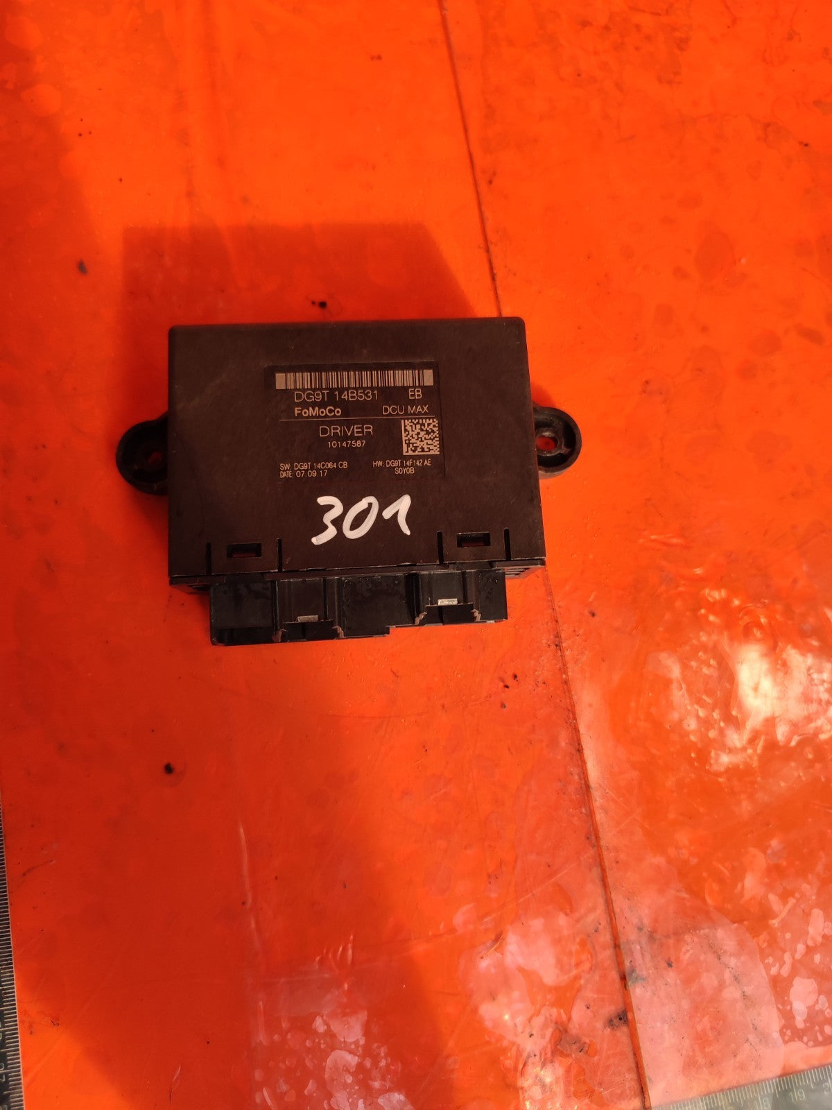 ✅2018 FORD GALAXY ZETEC DOOR CONTROL MODULE FRONT RIGHT DG9T14B531EB + WARRANTY - Image 5