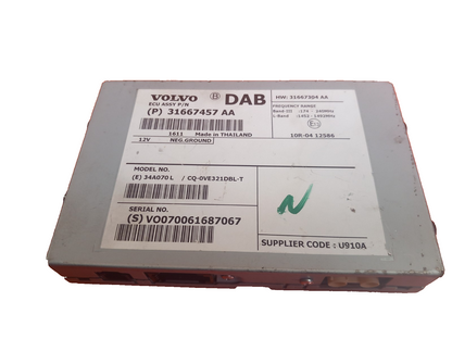 Volvo V40 V60 XC60 2012-2019 Radio DAB Control Module 31667457AA Warranty xAA - Image 1