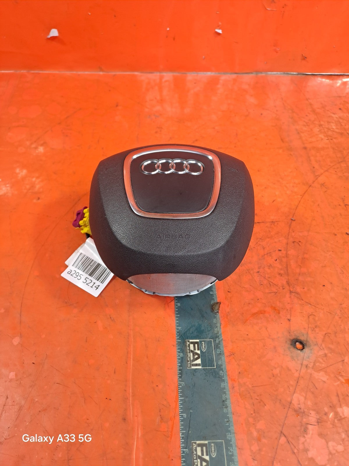 ✅2007 AUDI Q7 4L 3.0D STEERING WHEEL ABAG 4L0880201K + WARRANTY A295 - Image 3